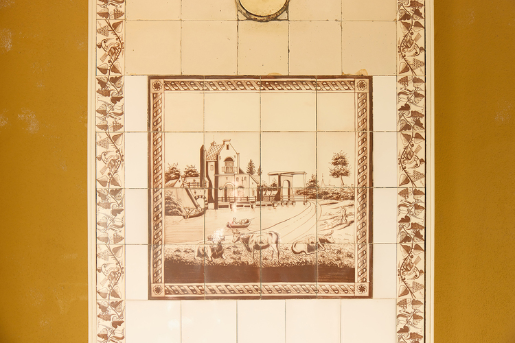 Tegeltableau woonhuis Slotweg 42